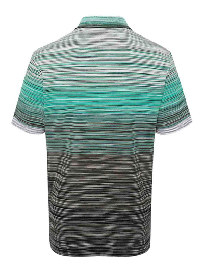 Shop Missoni Polo - Verde In Green