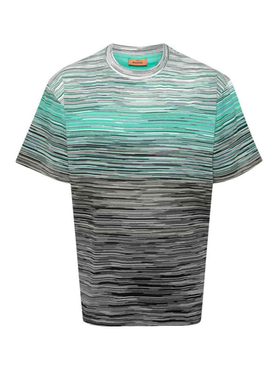 Shop Missoni Cotton T-shirt In Multicolour