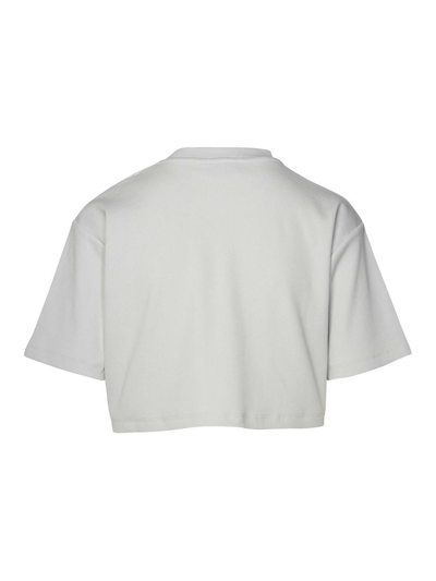 Shop Off-white Top - Gris In Grey
