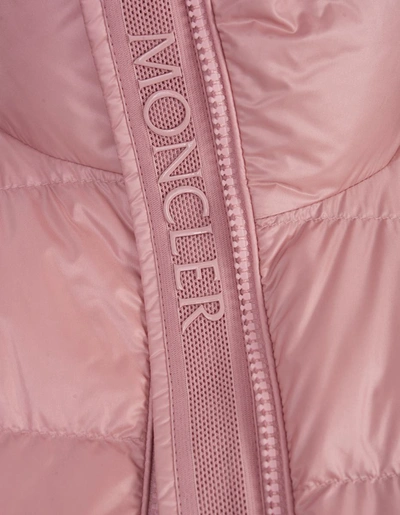 Shop Moncler Gles Down Jacket In Pink