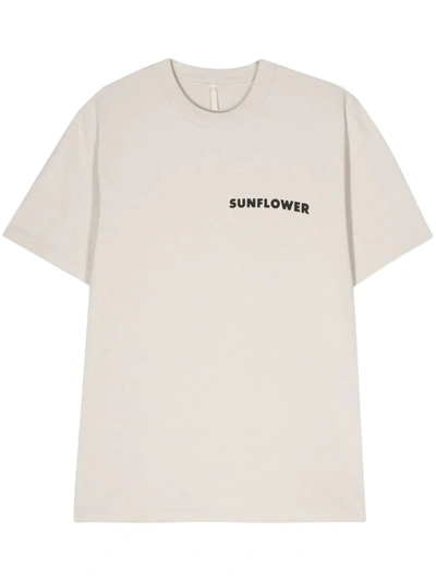 Shop Sunflower Tshirt In Light Grey