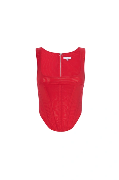 Ss24 Campbell Corset In Scarlet