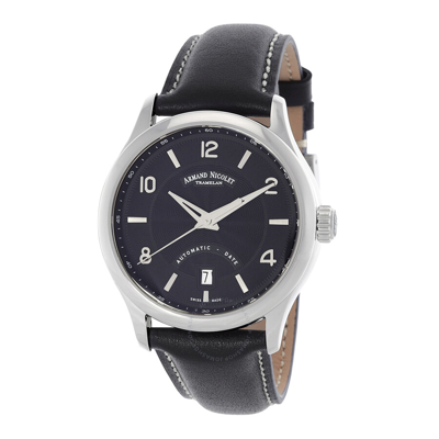 Shop Armand Nicolet Automatic Black Dial Men's Watch A840aaa-nr-p140nr2