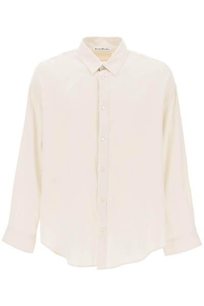Shop Acne Studios Oversized Cotton Shirt For