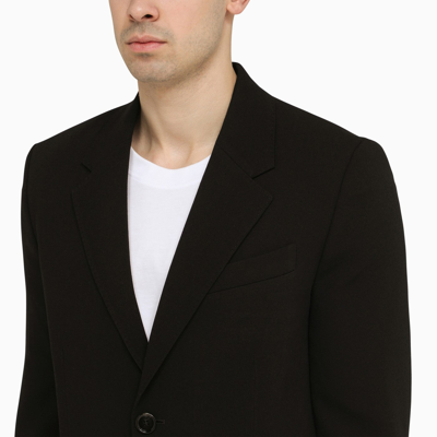 Shop Ami Alexandre Mattiussi Ami Paris Black Wool Single Breasted Jacket