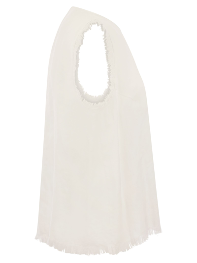 Shop Antonelli Firenze Adrien Linen Sleeveless Jumper