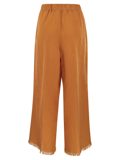 Shop Antonelli Firenze Ryan Loose Linen Trousers