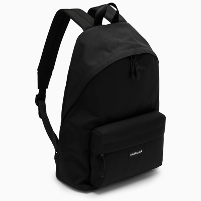 Shop Balenciaga Plain Black Backpack