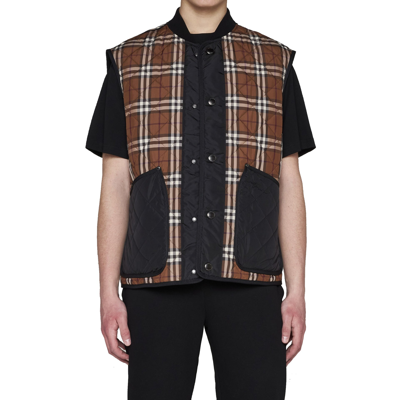 Shop Burberry Weaverton Vest Jacket