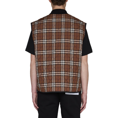 Shop Burberry Weaverton Vest Jacket