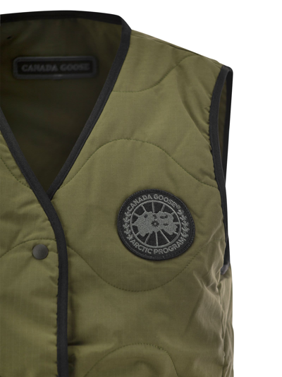 Shop Canada Goose Annex Liner Vest With Black Badge