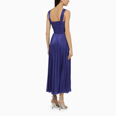 Shop Costarellos Cavana Royal Blue Midi Dress