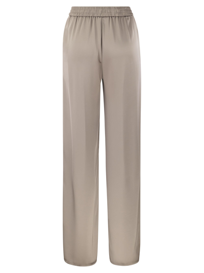 Shop Herno Casual Satin Trousers