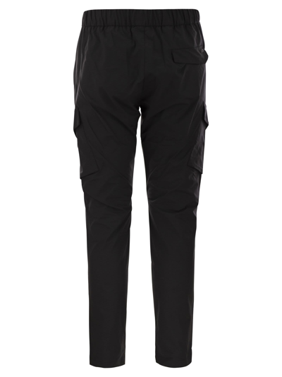 Shop Herno Laminar Trousers In Dive Nylon