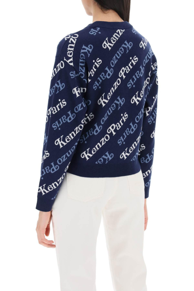 Shop Kenzo Sweater With Logo Pattern