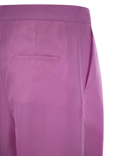 Shop Max Mara Calibri Silk Wide Trousers