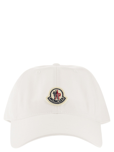 Shop Moncler Baseball Cap With Logo