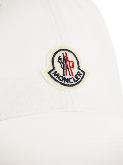 Shop Moncler Baseball Cap With Logo