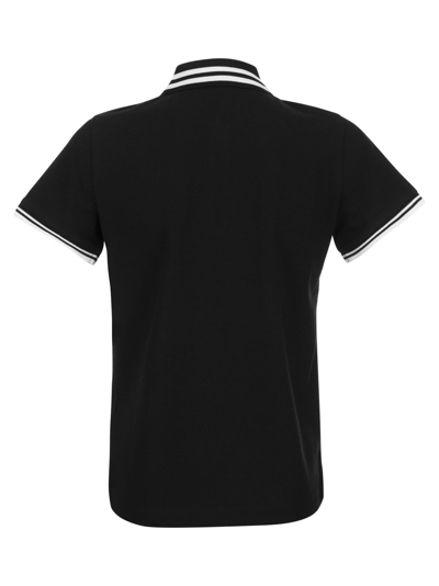 Shop Moncler Polo Shirt With Logo