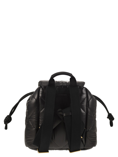 Shop Moncler Puf Laqué Nylon Backpack