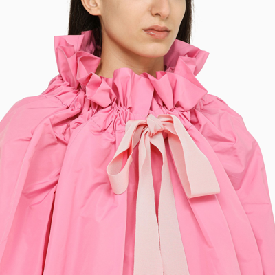 Shop Patou Shirt With Pink Balloon Sleeves