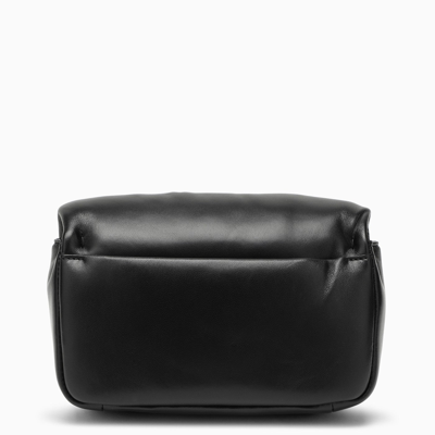 Shop Roger Vivier Black Viv' Choc Leather Shoulder Bag