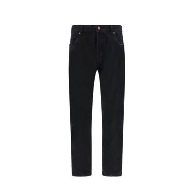 Shop Saint Laurent Relaxed Straight Jeans