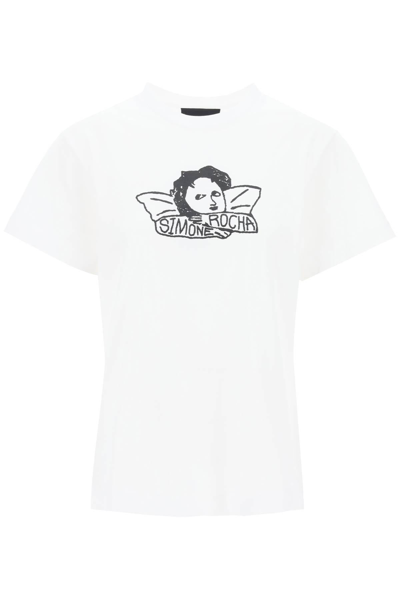 Shop Simone Rocha Angel Baby Crewneck T Shirt