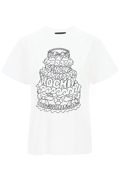 Shop Simone Rocha Cake Crewneck T Shirt