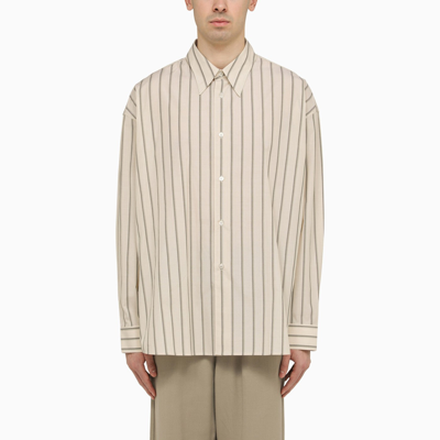 Shop Studio Nicholson Striped Cotton Shirt