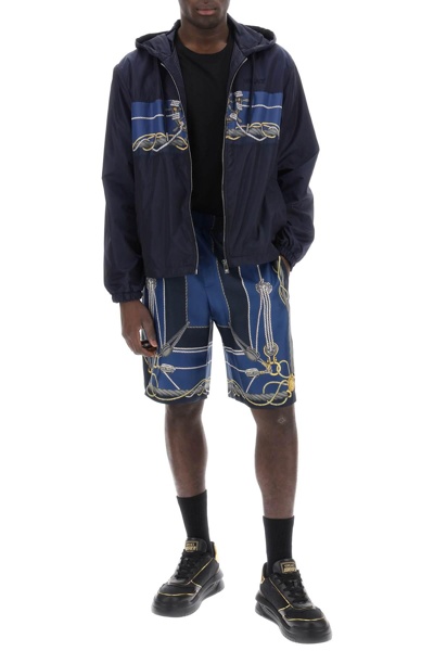 Shop Versace Nautical Hooded Jacket