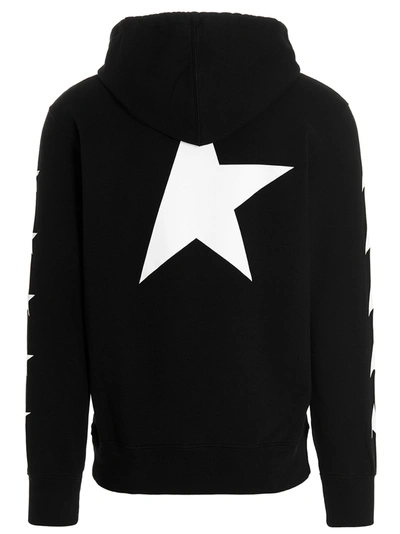 Shop Golden Goose Alighiero Sweatshirt White/black