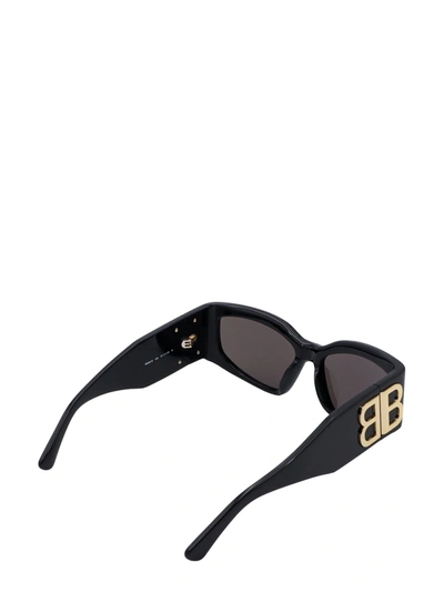 Shop Balenciaga Bossy Cat Sunglasses With Logo Plate