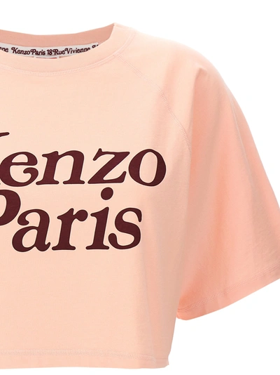 Shop Kenzo Cropped T-shirt Pink