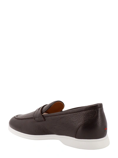 Shop Kiton Leather Loafer