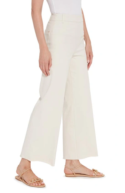 Lyssé Erin Wide Leg Denim (28" Inseam) In Oat