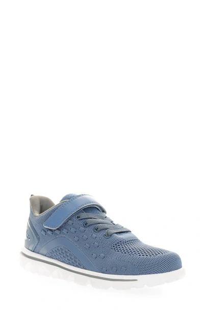 Propét Travelactiv Axial Fx Sneaker In Denim/ Grey