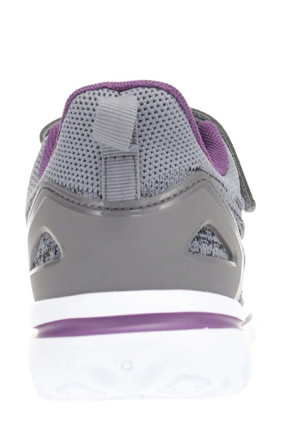 Shop Propét Travelactiv Axial Fx Sneaker In Grey/ Purple