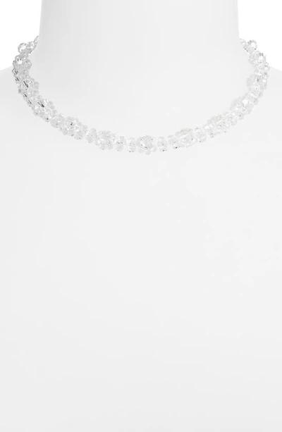 Shop Simone Rocha Crystal Daisy Chain Necklace