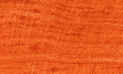 Shop Akris Punto Boxy Silk Tweed Crop Jacket In Orange