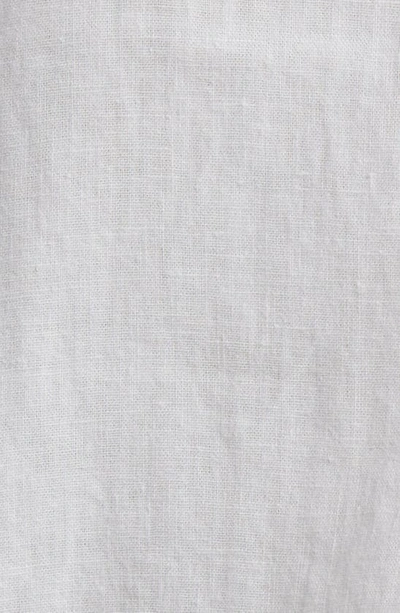 Shop Caslon (r) Linen Blend Button-up Shirt In White