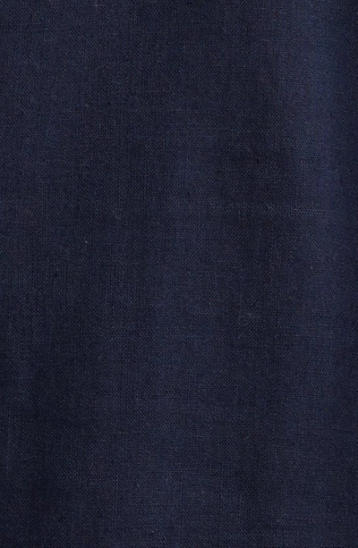 Caslon Linen Blend Button-up Shirt In Navy Blazer