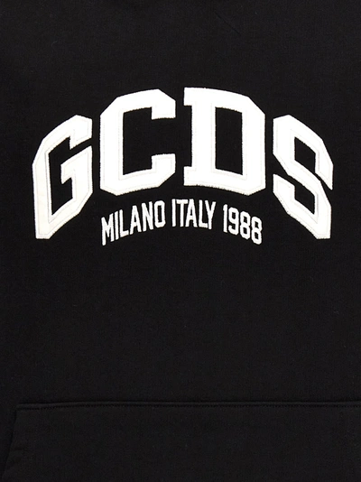 Shop Gcds Logo Loose Sweatshirt Black