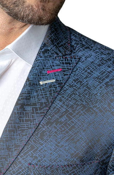 Maceoo Descartes Mars Black Sport Coat In Black