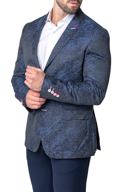 Maceoo Descartes Mars Black Sport Coat In Black