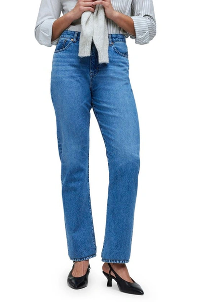 Shop Madewell '90s Straight Jeans In Grenhart Wash