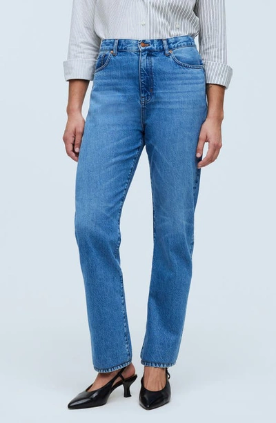 Shop Madewell '90s Straight Jeans In Grenhart Wash