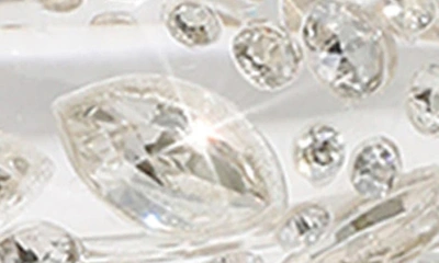 Shop Alexis Bittar Confetti Crystal Lucite® Slim Bracelet In Crystal/ Clear