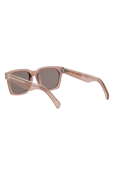 Shop Celine Bold 3 Dots 54mm Geometric Sunglasses In Pink / Other / Smoke