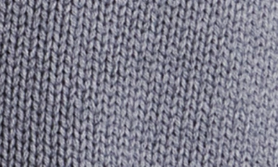 Shop Splendid Vero Cotton Blend Sweater Hoodie In Ash Navy